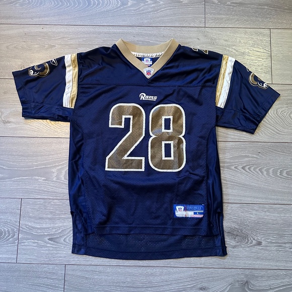 Vintage Marshall Faulk St. Louis Rams NFL Football Reebok Jersey - Picture 2 of 4